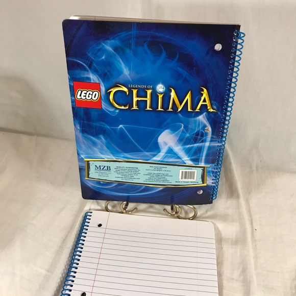 Lego Chima Wide Ruled Notebooks Spiral Pencil Set - Picture 3 of 7